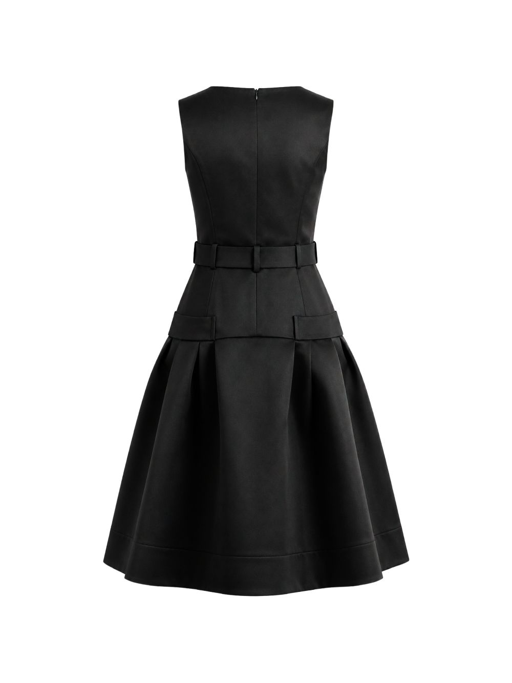 Abito Duchesse in satin nero 