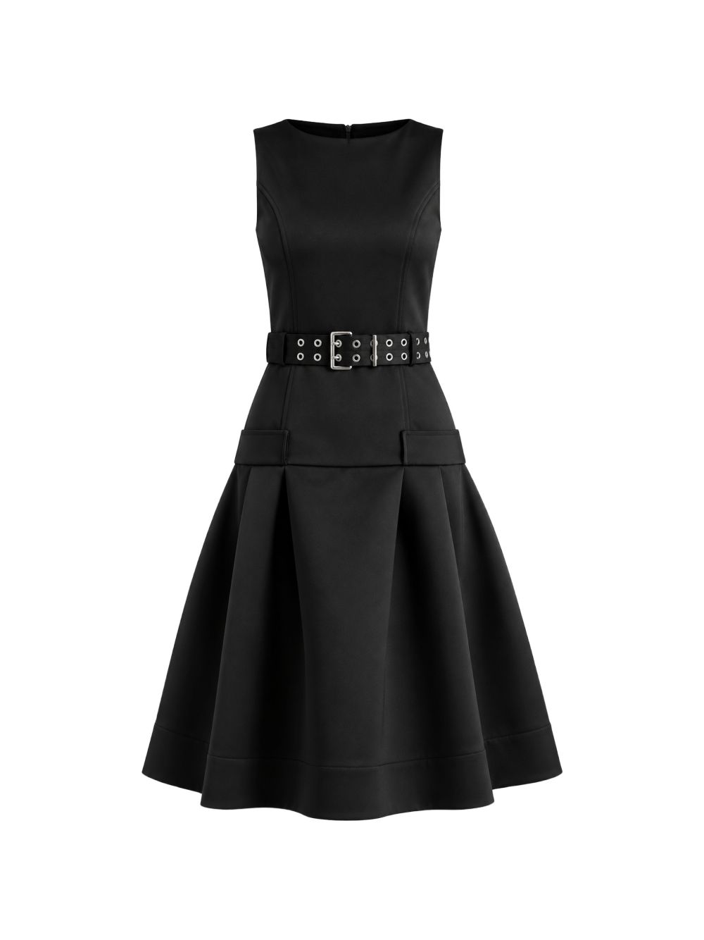 Abito Duchesse in satin nero 