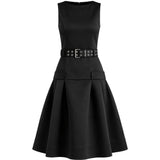 Abito Duchesse in satin nero 