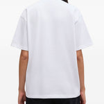 T-shirt con grafica in bianco Ganni - donna 