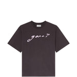 T-shirt Signature in grigio Ganni - donna 
