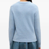 Maglione con intarsio Teddy in blu Ganni - donna 