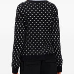 Cardigan a pois in nero Ganni - donna 