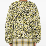 Maglione con stampa in giallo Ganni - donna 