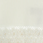Top con scollo a V e dettaglio all'uncinetto in bianco Ganni - donna 