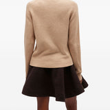 Maglione con stampa in beige Ganni - donna 