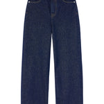 Jenas a gamba dritta in blu Ganni - donna 