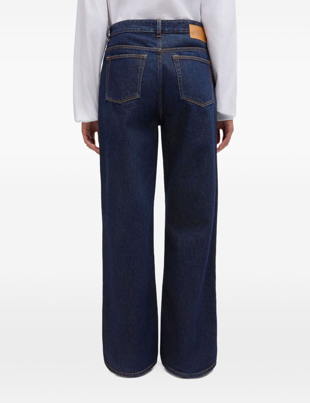 Jenas a gamba dritta in blu Ganni - donna 