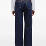 Jenas a gamba dritta in blu Ganni - donna 