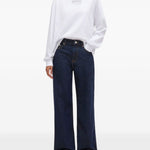 Jenas a gamba dritta in blu Ganni - donna 