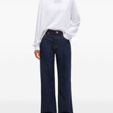 Jenas a gamba dritta in blu Ganni - donna 