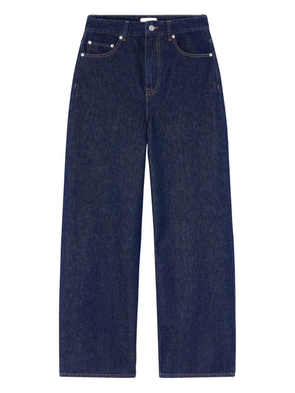 Jenas a gamba dritta in blu Ganni - donna 