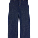 Jenas a gamba dritta in blu Ganni - donna 