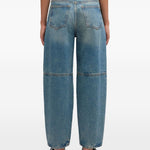 Jeans a pannelli in blu Ganni - donna 