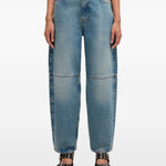Jeans a pannelli in blu Ganni - donna 