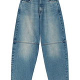 Jeans a pannelli in blu Ganni - donna 