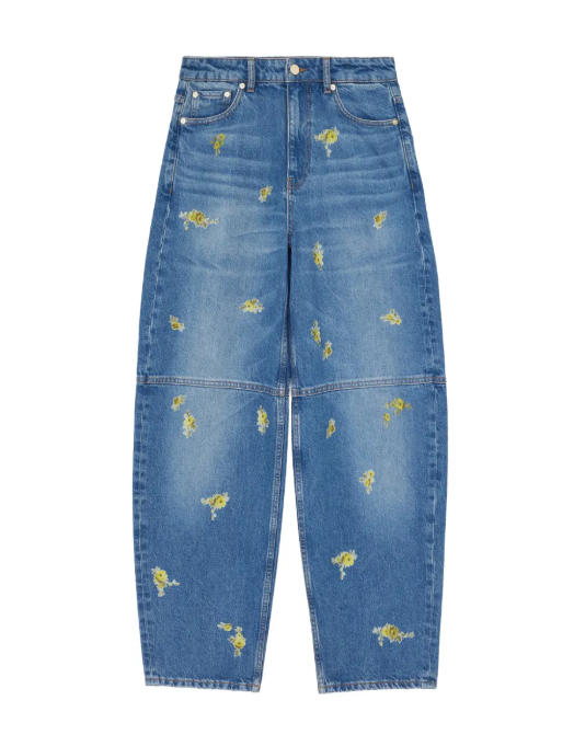 Jeans Stary con inserti in blu 