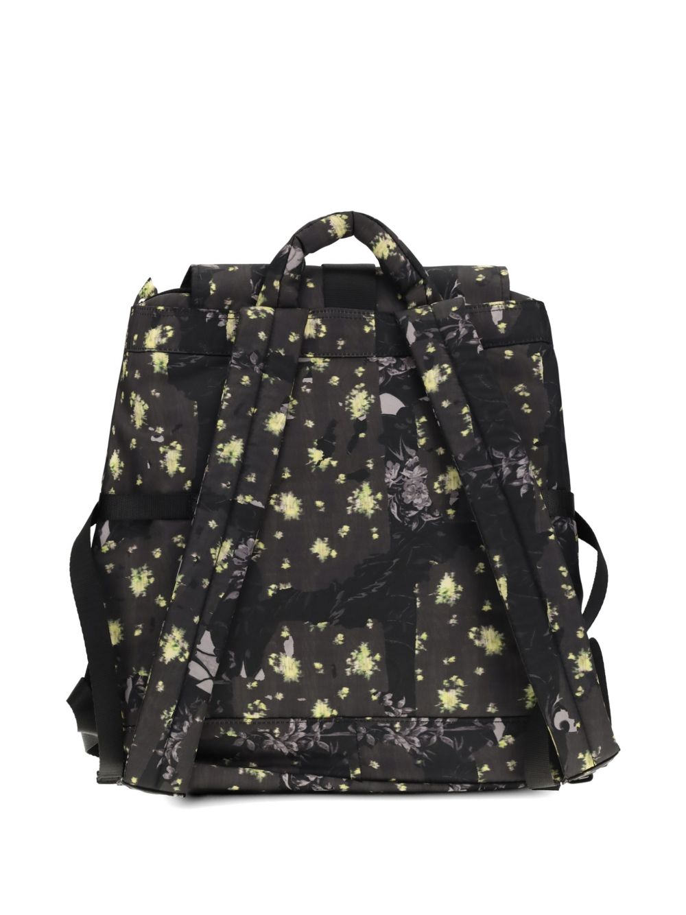Zaino con stampa floreale multicolore 