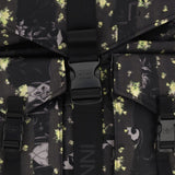 Zaino con stampa floreale multicolore 