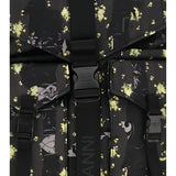 Zaino con stampa floreale multicolore 