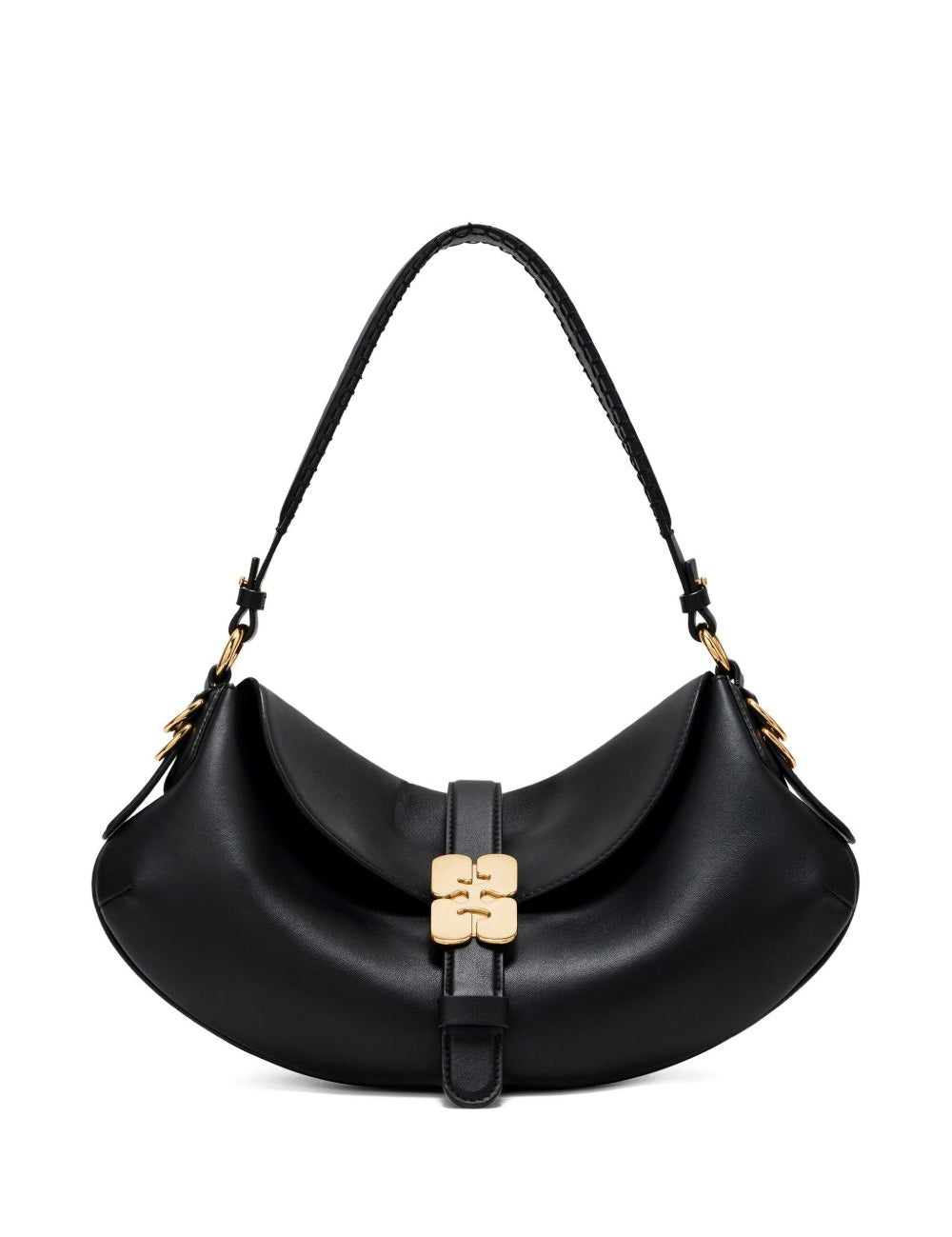 Borsa a spalla B-Kat in nero Ganni - donna 