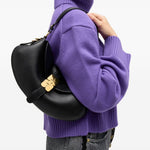 Borsa a spalla B-Kat in nero Ganni - donna 
