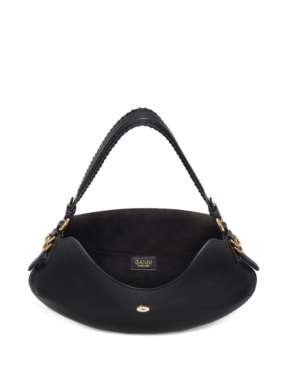 Borsa a spalla B-Kat in nero Ganni - donna 