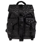 Zaino Trapuntato re-tech in nero Ganni - donna 