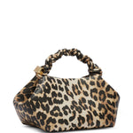 Borsa a mano bou small con stampa animalier Ganni - donna 