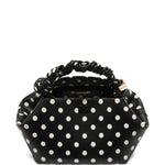 Borsa a mano bou small con pois nero Ganni - donna 