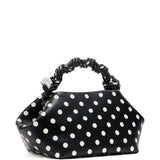 Borsa a mano bou small con pois nero Ganni - donna 