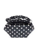 Borsa a mano bou mini con pois nero Ganni - donna 