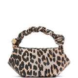 Borsa a mano bou minicon stampa animalier Ganni - donna 