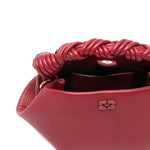 Borsa bou MINI in rosso Ganni - donna 