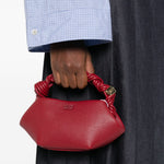 Borsa bou MINI in rosso Ganni - donna 