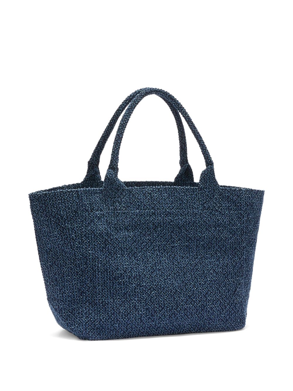 Borsa tote con stampa in blu Ganni - donna 