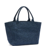 Borsa tote con stampa in blu Ganni - donna 