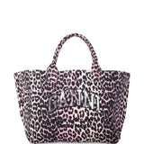 Borsa tote XXL con stampa animalier Ganni - donna 