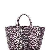 Borsa tote XXL con stampa animalier Ganni - donna 