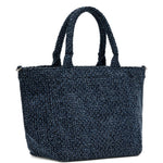 Borsa tote media con stampa in blu Ganni - donna 