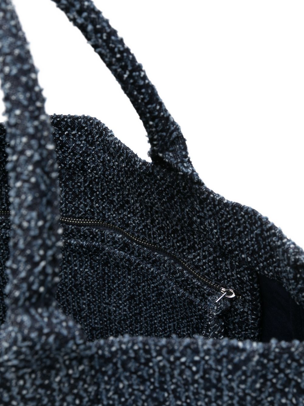 Borsa tote ricamo teddy in blu Ganni - donna 