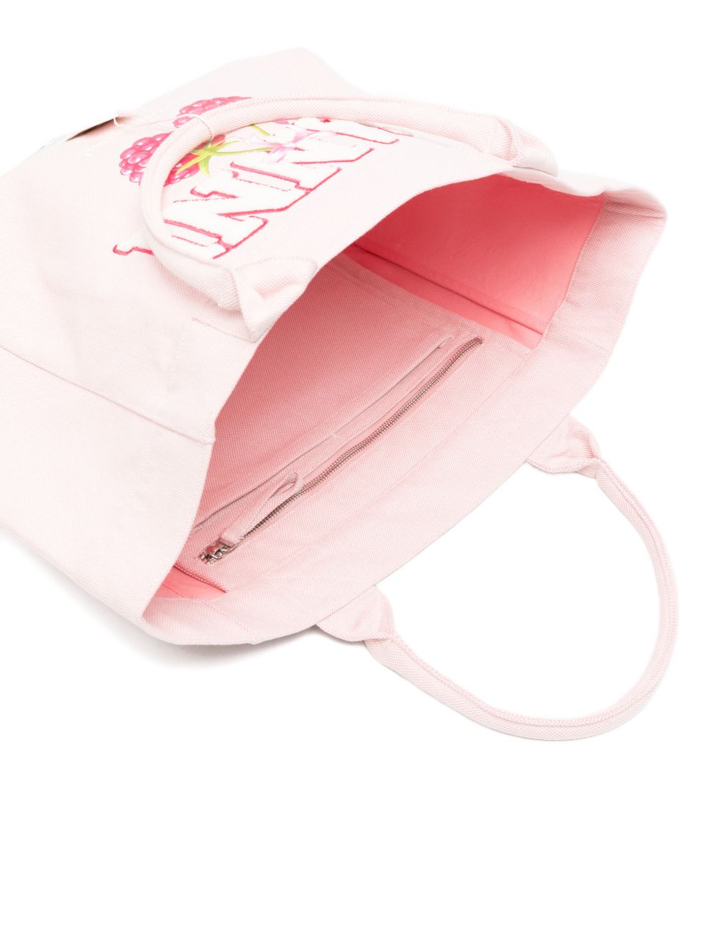 Borsa tote con logo medium in rosa 