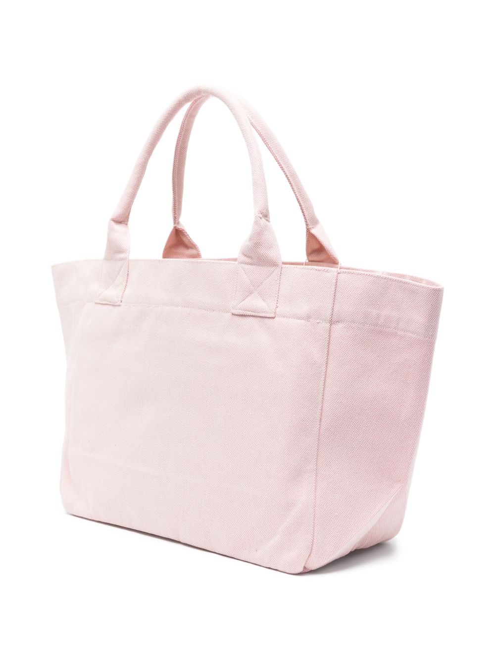 Borsa tote con logo medium in rosa 