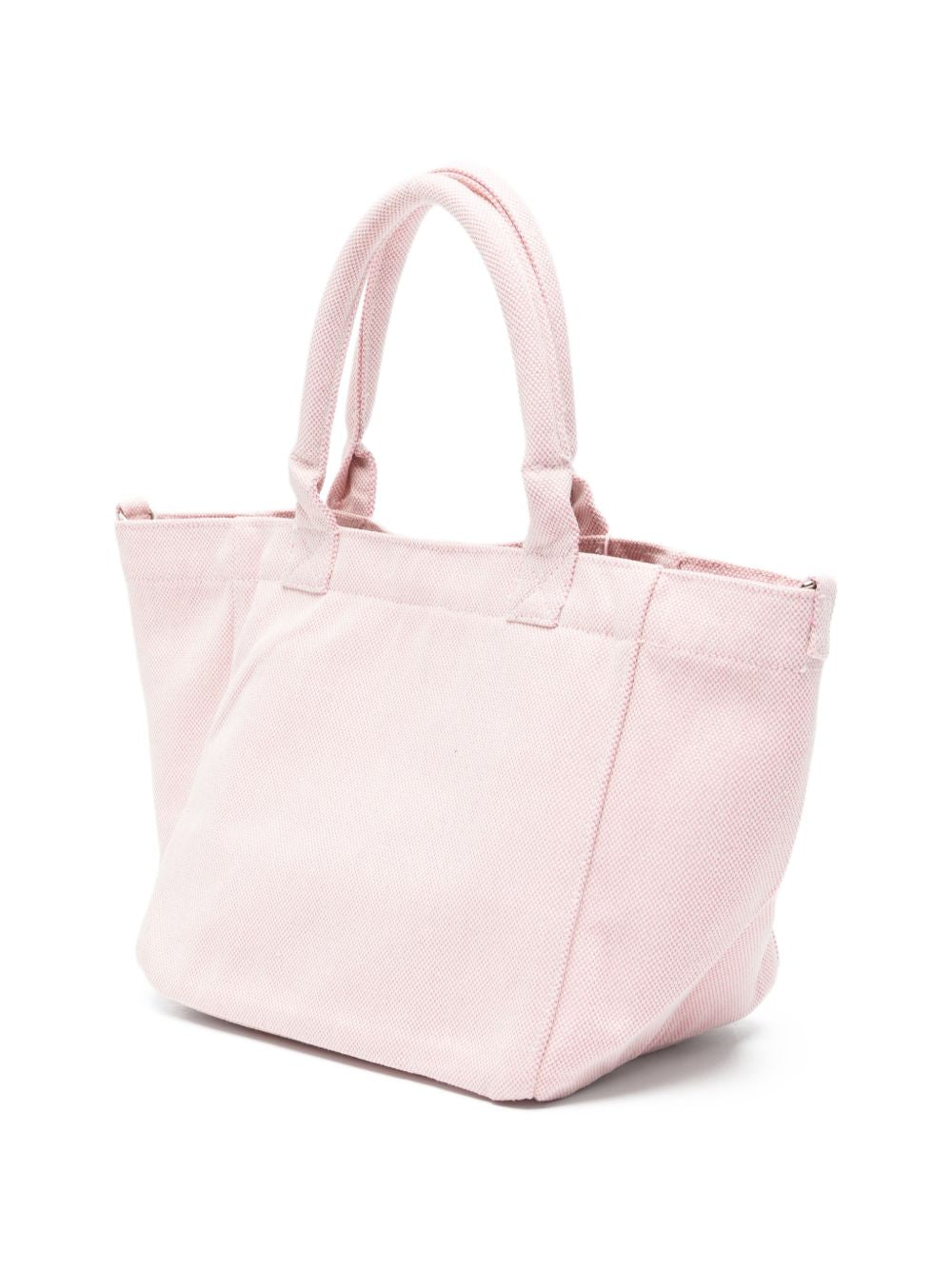 Borsa tote con logo small in rosa 