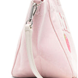 Borsa tote con logo small in rosa 