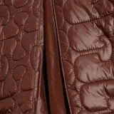 Cappotto trapuntato in marrone Ganni - donna 