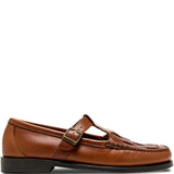 Mocassini con fibbia in marrone Gh bass - uomo 