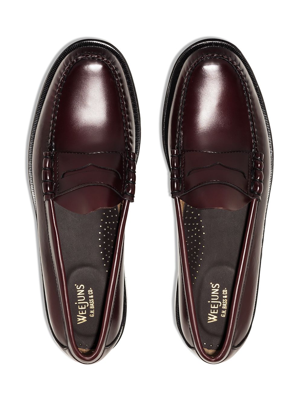 Mocassini Weejuns Larson in bordeaux Gh bass - uomo 