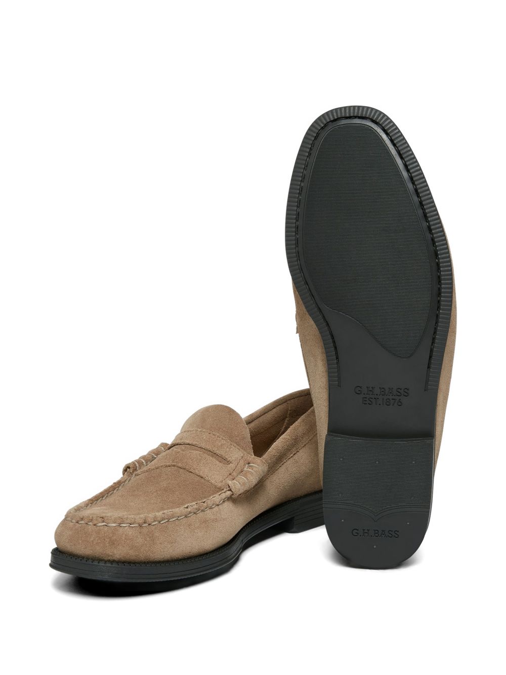 Mocassini penny in marrone Gh bass - uomo 