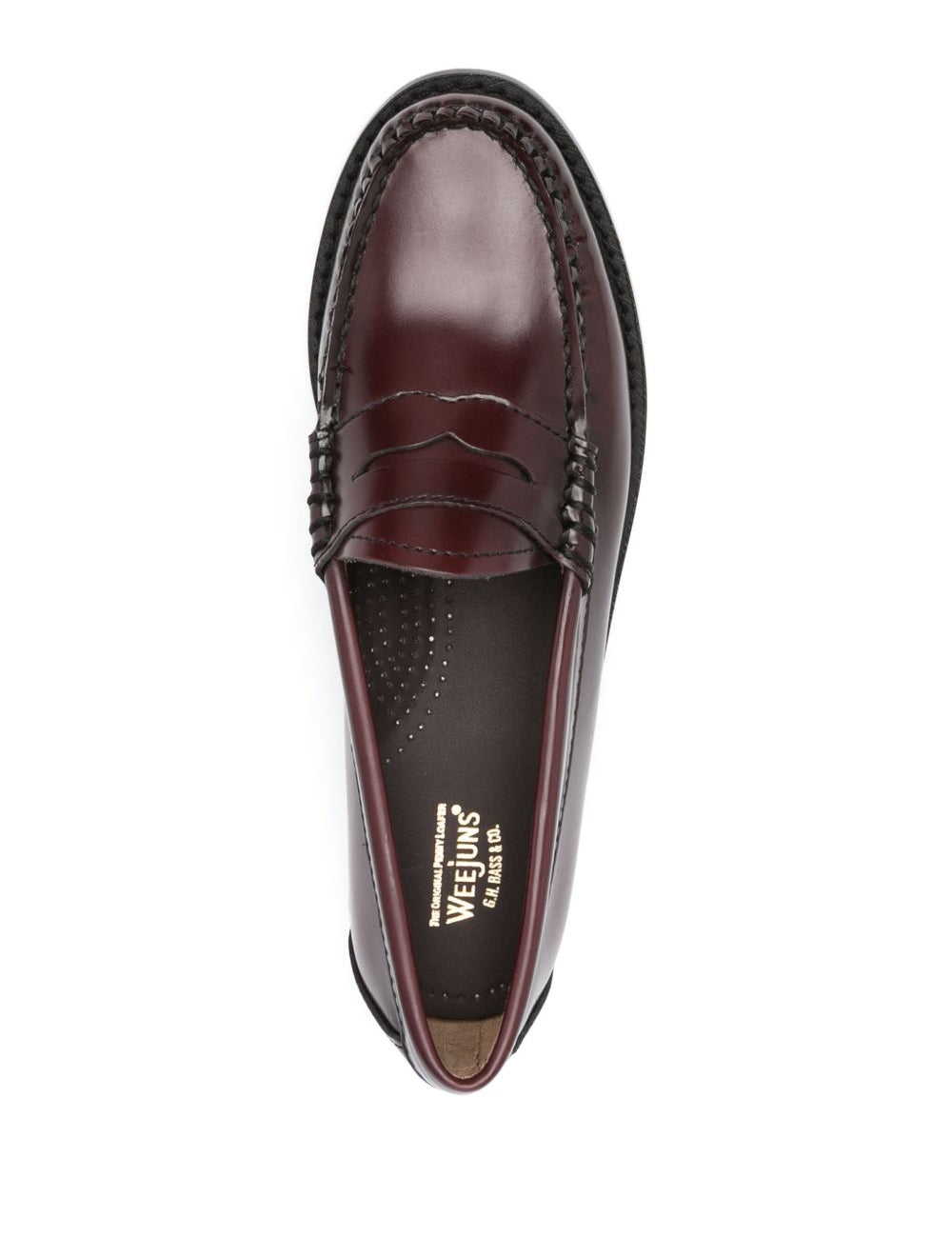 Mocassini penny Weejuns in bordeaux Gh bass - uomo 